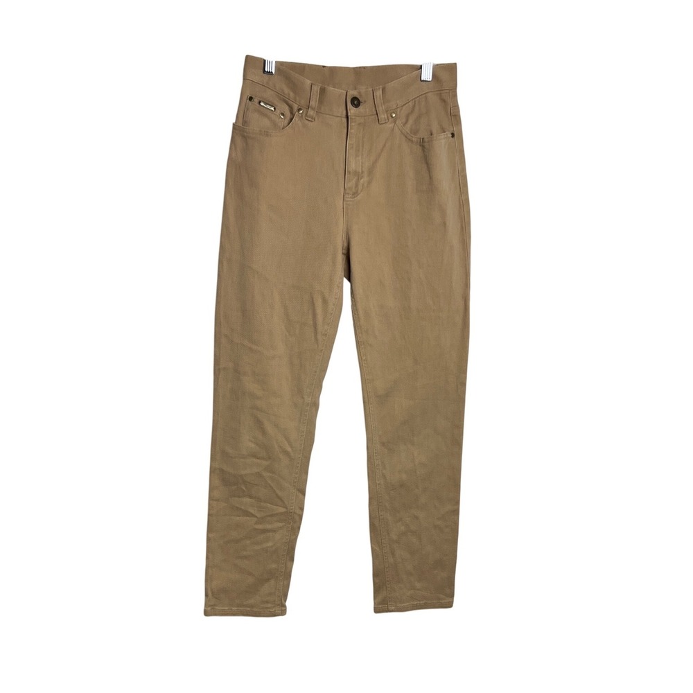 Lauren Jeans Co Ralph Lauren Pants Women 4P Tan Straight Leg Chino Petite F05